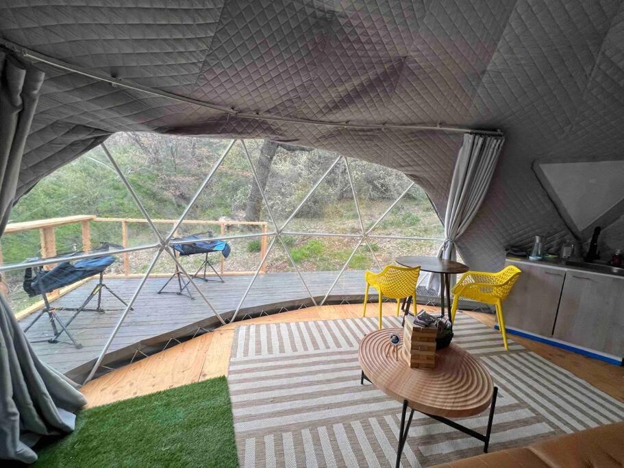 Dunlap Enchanted Forest Dome ,10-15 Minutes To Kings Canyons-New Pellet Stove For Cozy Warm Nights מראה חיצוני תמונה